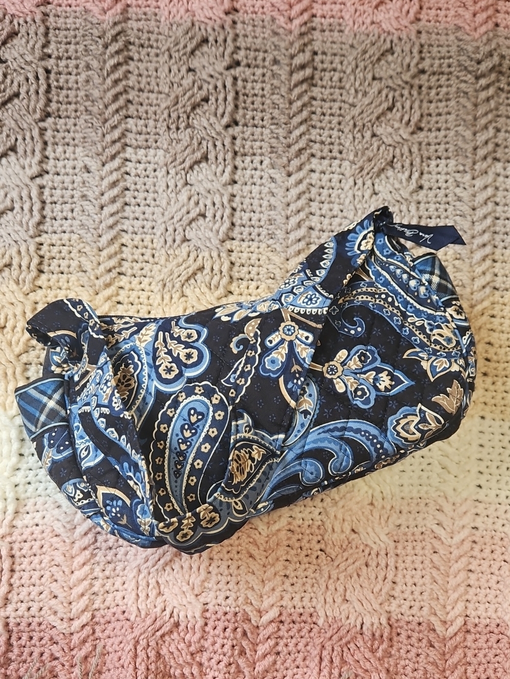 Vintage Vera Bradley Maggie EUC Windsor Navy